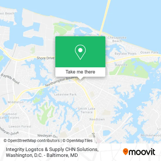 Integrity Logstcs & Supply CHN Solutions map