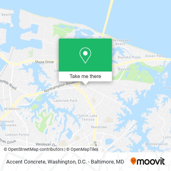 Mapa de Accent Concrete