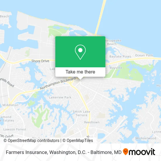 Farmers Insurance map