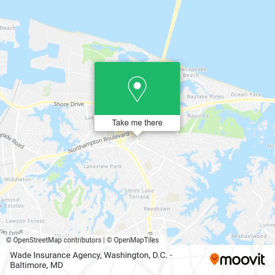 Wade Insurance Agency map