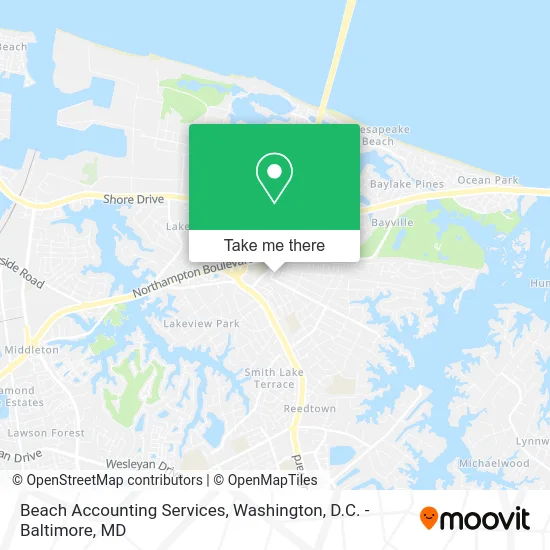 Beach Accounting Services map