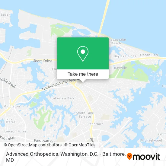 Advanced Orthopedics map