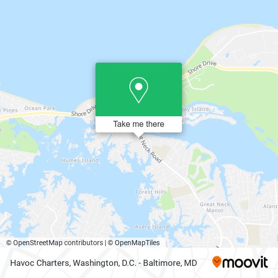 Mapa de Havoc Charters