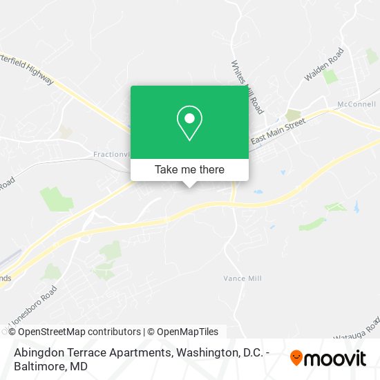 Abingdon Terrace Apartments map