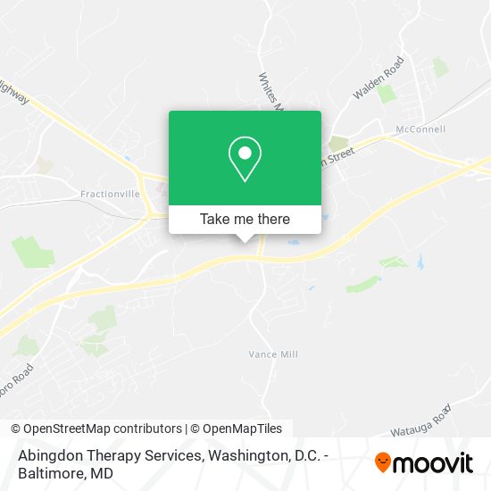 Abingdon Therapy Services map