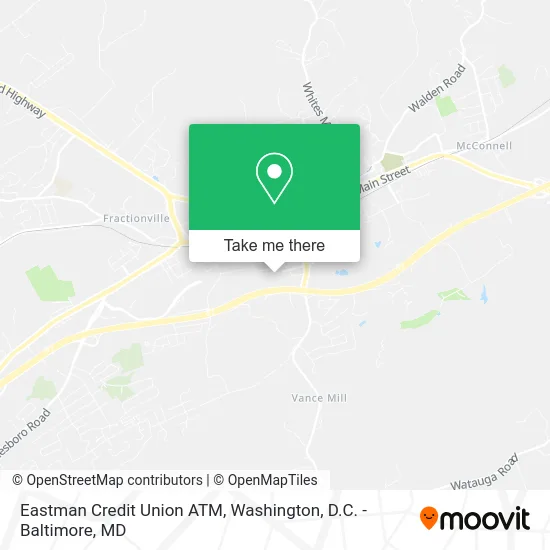 Eastman Credit Union ATM map
