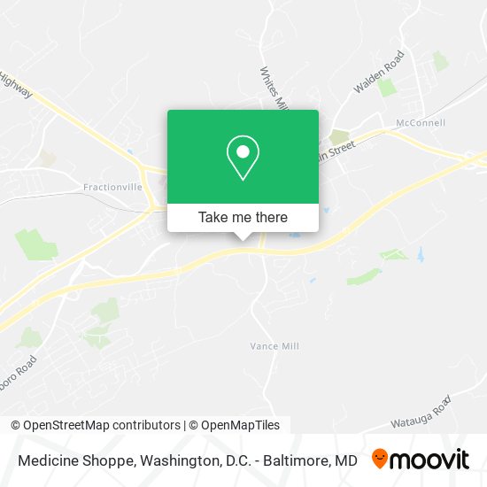 Medicine Shoppe map