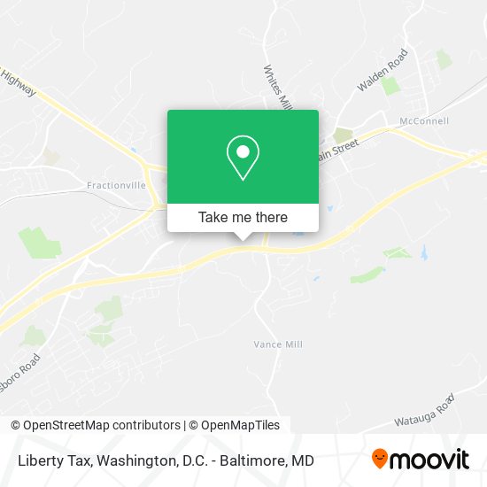 Liberty Tax map