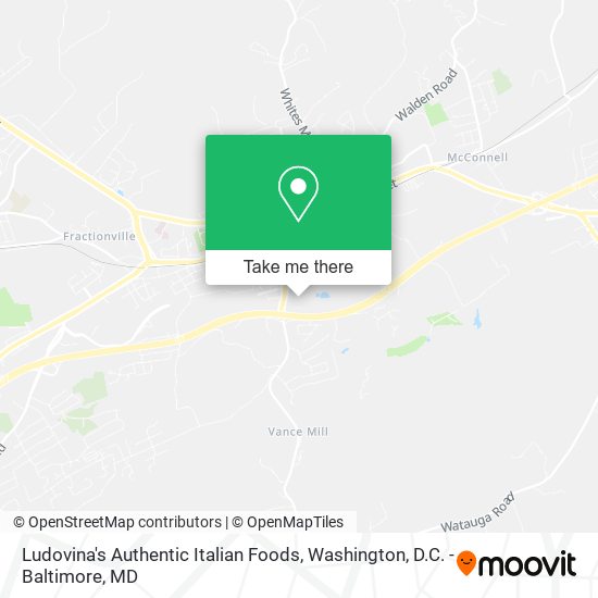 Mapa de Ludovina's Authentic Italian Foods