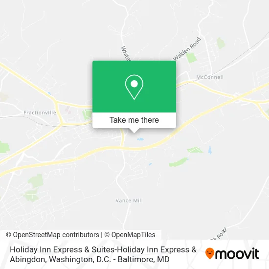 Holiday Inn Express & Suites-Holiday Inn Express & Abingdon map
