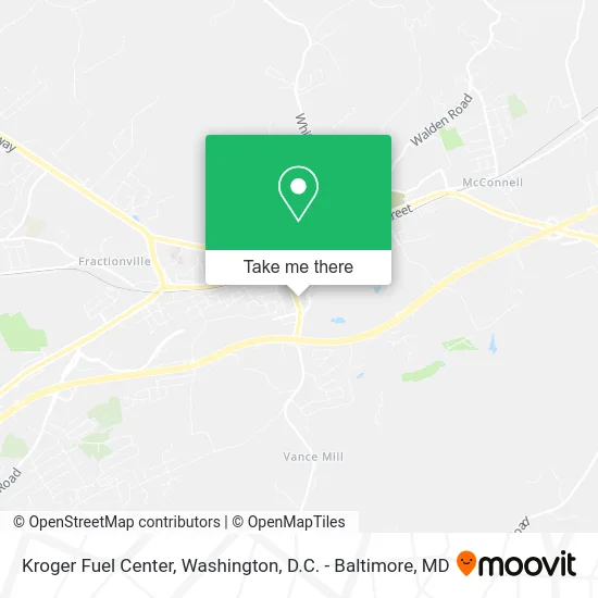 Kroger Fuel Center map