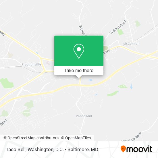 Taco Bell map
