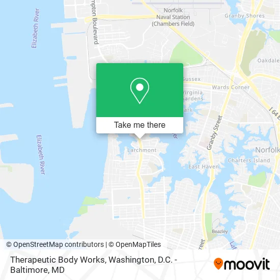 Therapeutic Body Works map