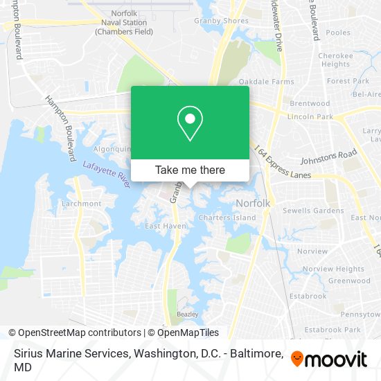 Mapa de Sirius Marine Services