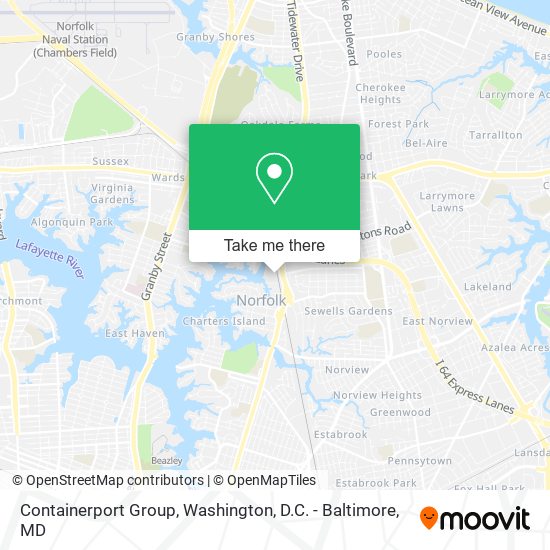 Mapa de Containerport Group
