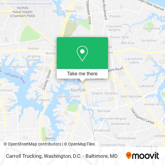 Mapa de Carroll Trucking