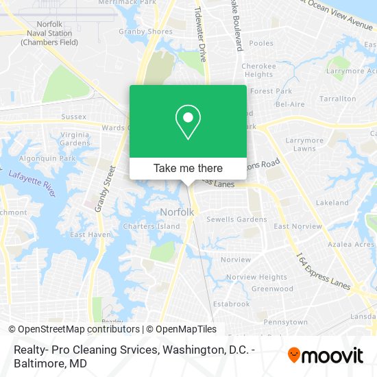 Realty- Pro Cleaning Srvices map