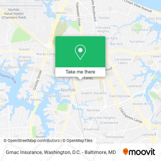 Gmac Insurance map