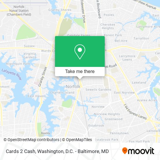 Cards 2 Cash map