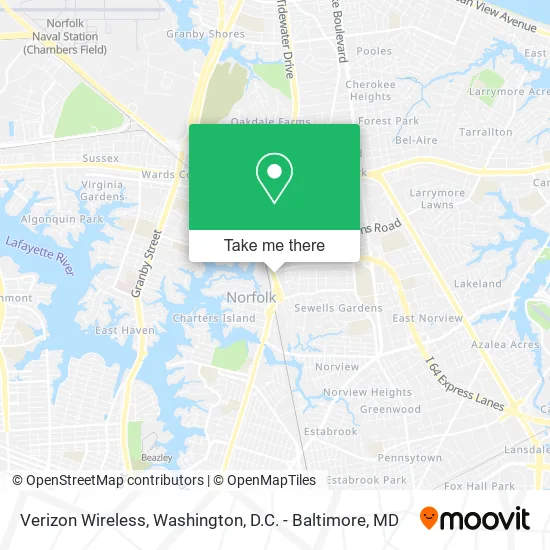 Verizon Wireless map