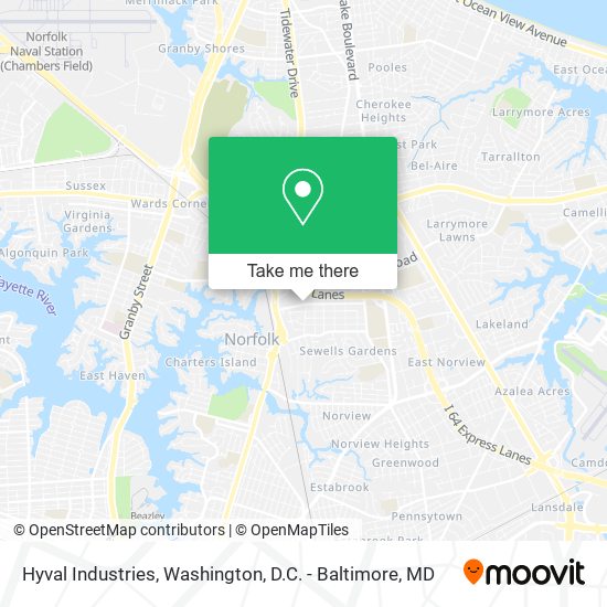 Hyval Industries map