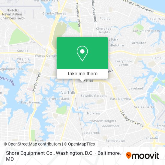 Shore Equipment Co. map