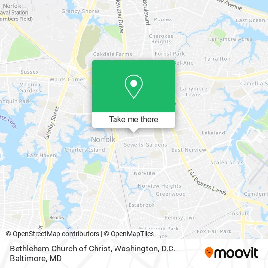 Mapa de Bethlehem Church of Christ