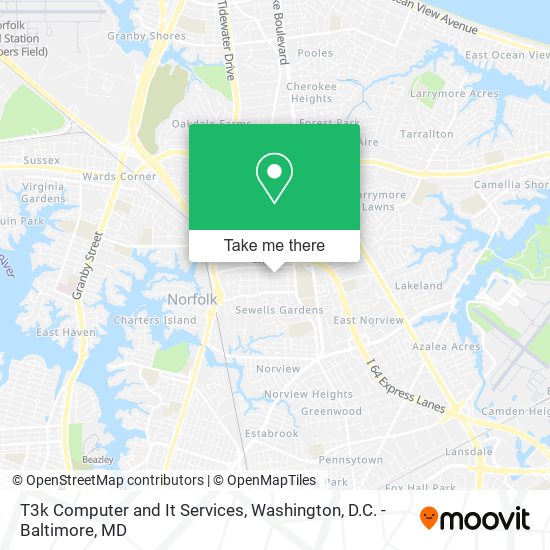 T3k Computer and It Services map