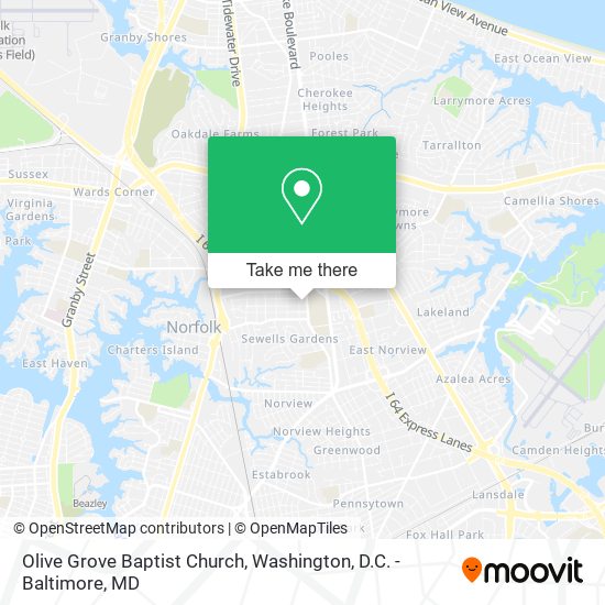 Mapa de Olive Grove Baptist Church