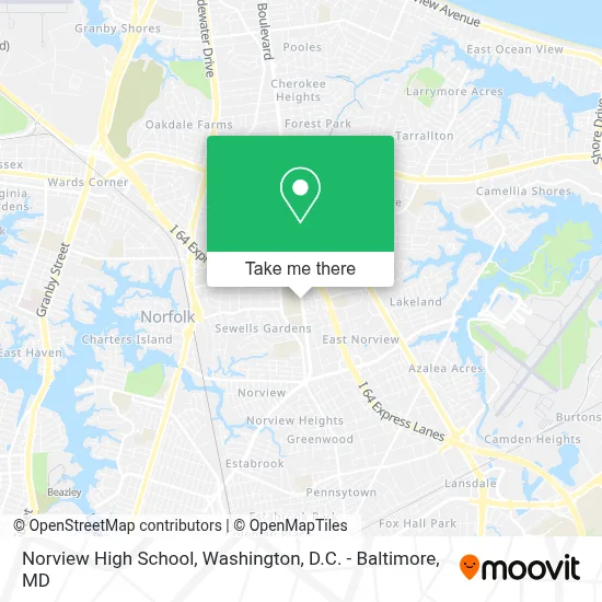 Norview High School map