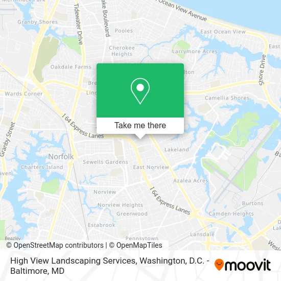 High View Landscaping Services map