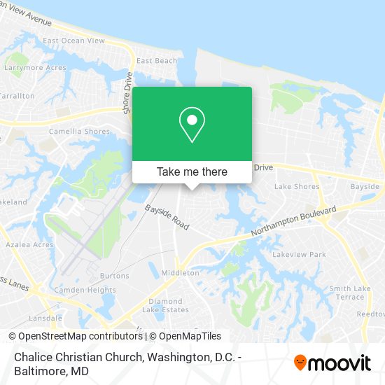 Mapa de Chalice Christian Church