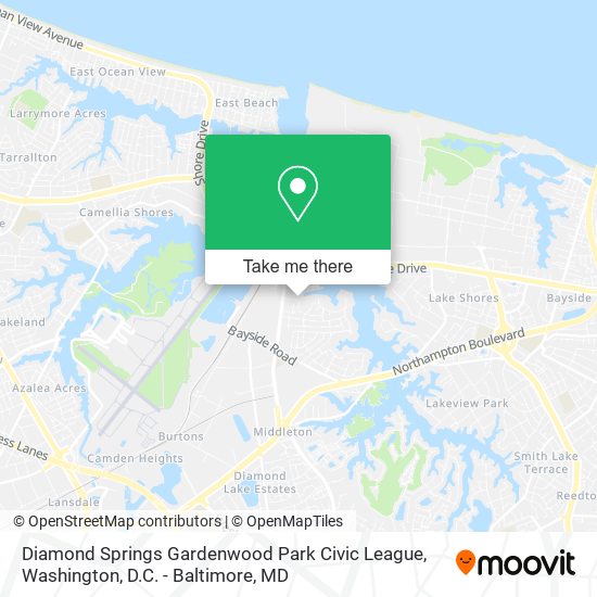 Diamond Springs Gardenwood Park Civic League map