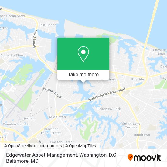 Mapa de Edgewater Asset Management