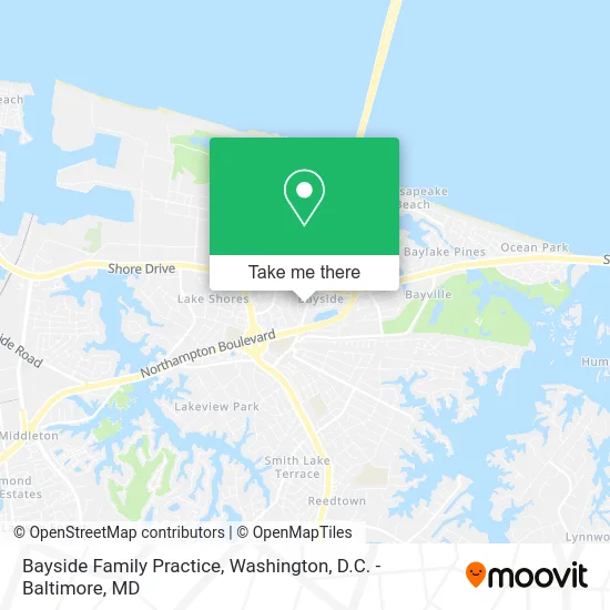 Bayside Family Practice map