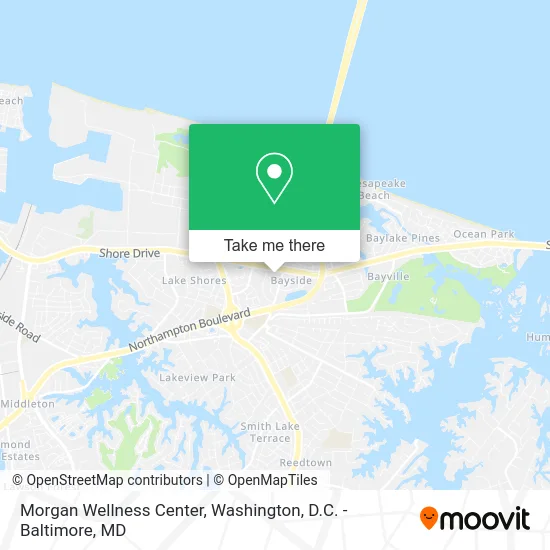 Morgan Wellness Center map