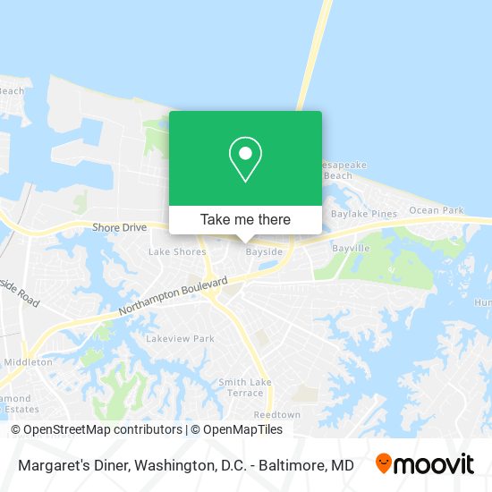 Margaret's Diner map