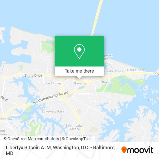 Mapa de Libertyx Bitcoin ATM