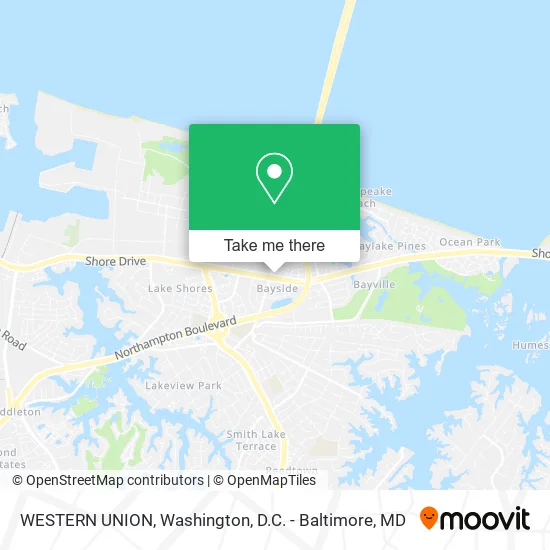 WESTERN UNION map
