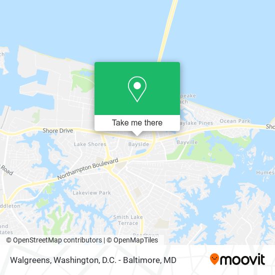 Mapa de Walgreens