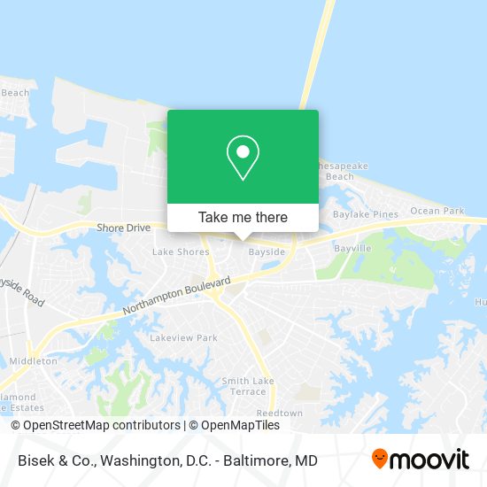 Bisek & Co. map