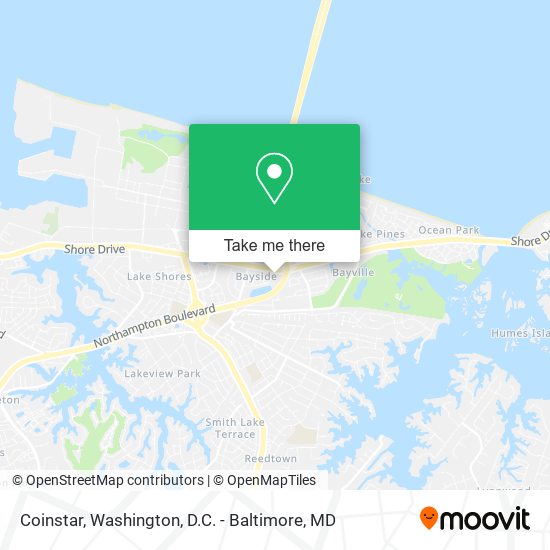 Coinstar map
