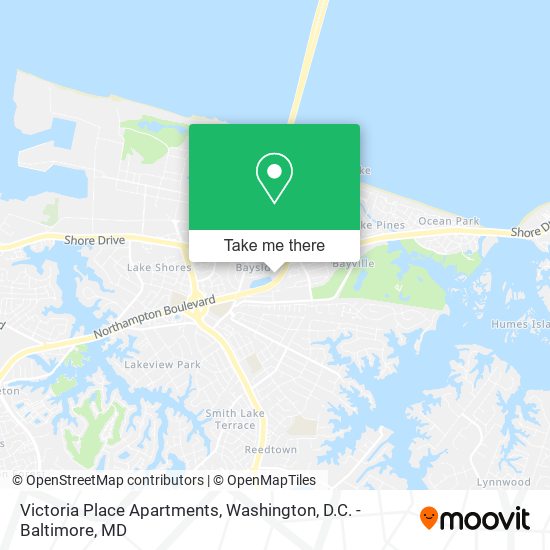 Mapa de Victoria Place Apartments
