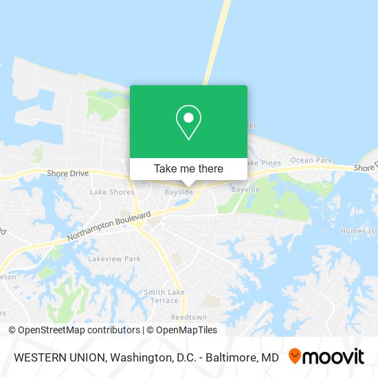 WESTERN UNION map