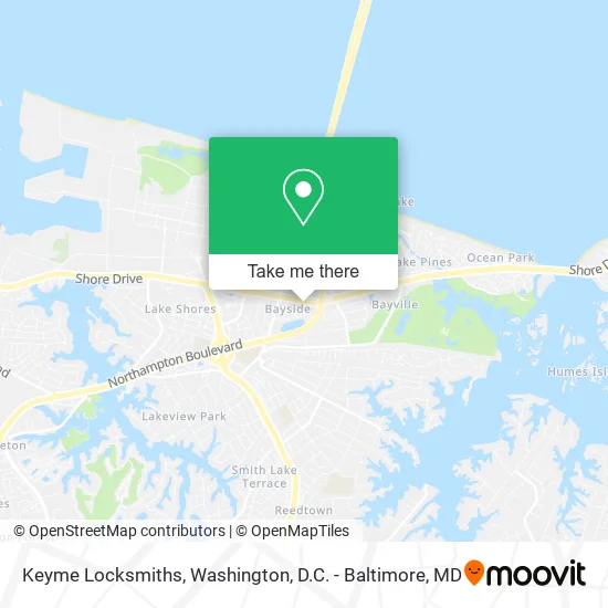 Keyme Locksmiths map