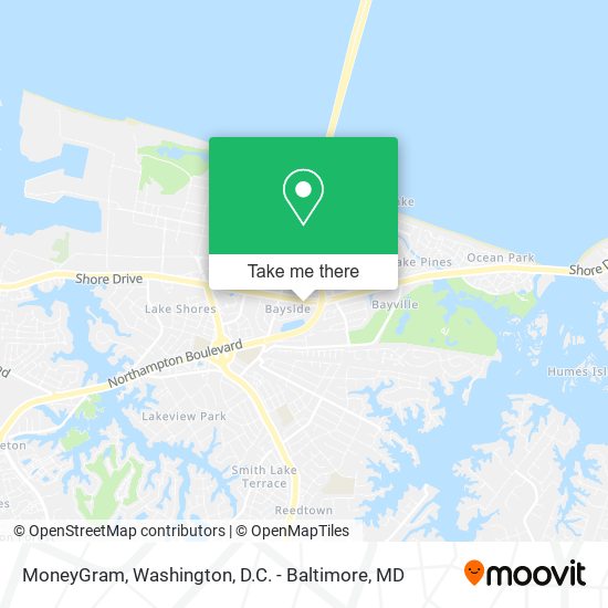 Mapa de MoneyGram