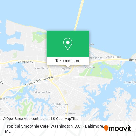 Mapa de Tropical Smoothie Cafe