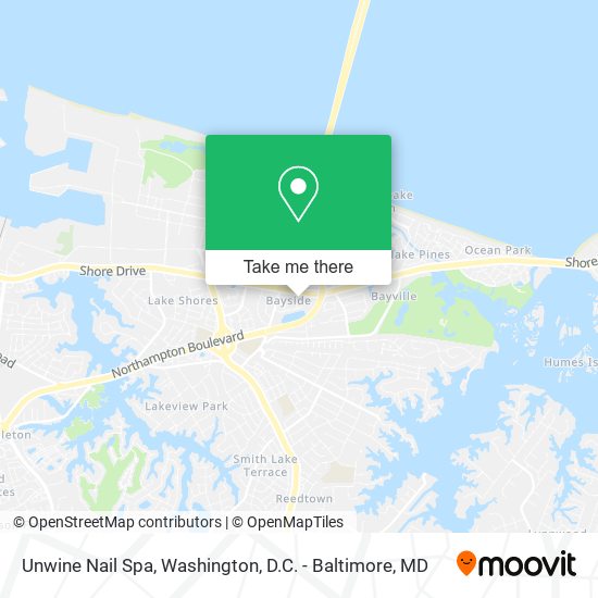 Unwine Nail Spa map
