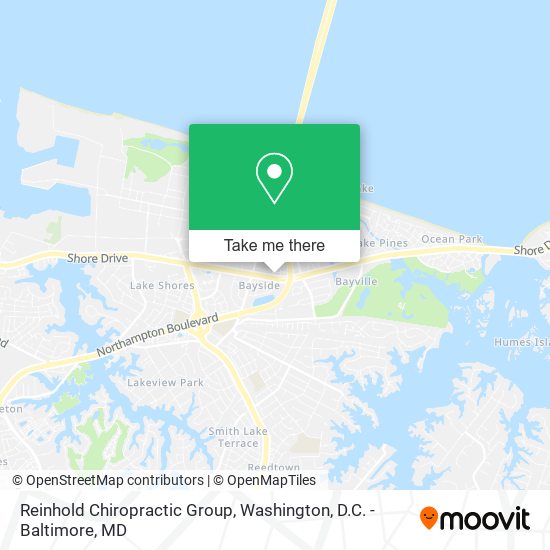 Reinhold Chiropractic Group map