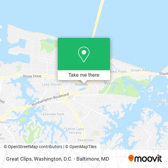 Great Clips map